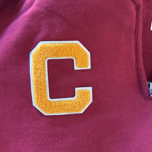 Todd Snyder Burgundy Sweater with Gold Accents - Picture 3 of 3